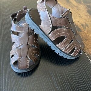 Brown Kids Sandals